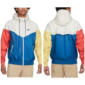 Nike Men's Windrunner Running Jacket Size Small Funnel Neck Colorful Gorpcore